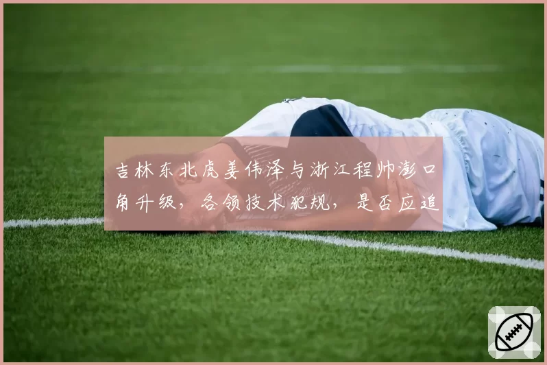 吉林东北虎姜伟泽与浙江程帅澎口角升级，各领技术犯规，是否应追加停赛？