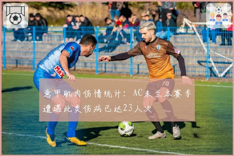 意甲肌肉伤情统计：AC米兰本赛季遭遇此类伤病已达23人次